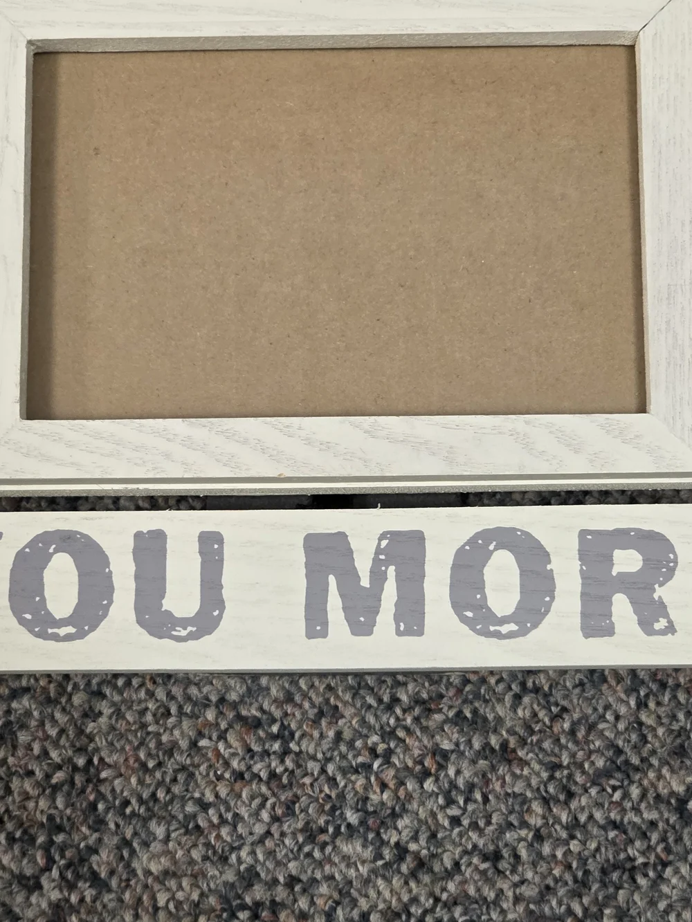 New View Love You More 4x6 Rustic Picture Frame Farmhouse Decor